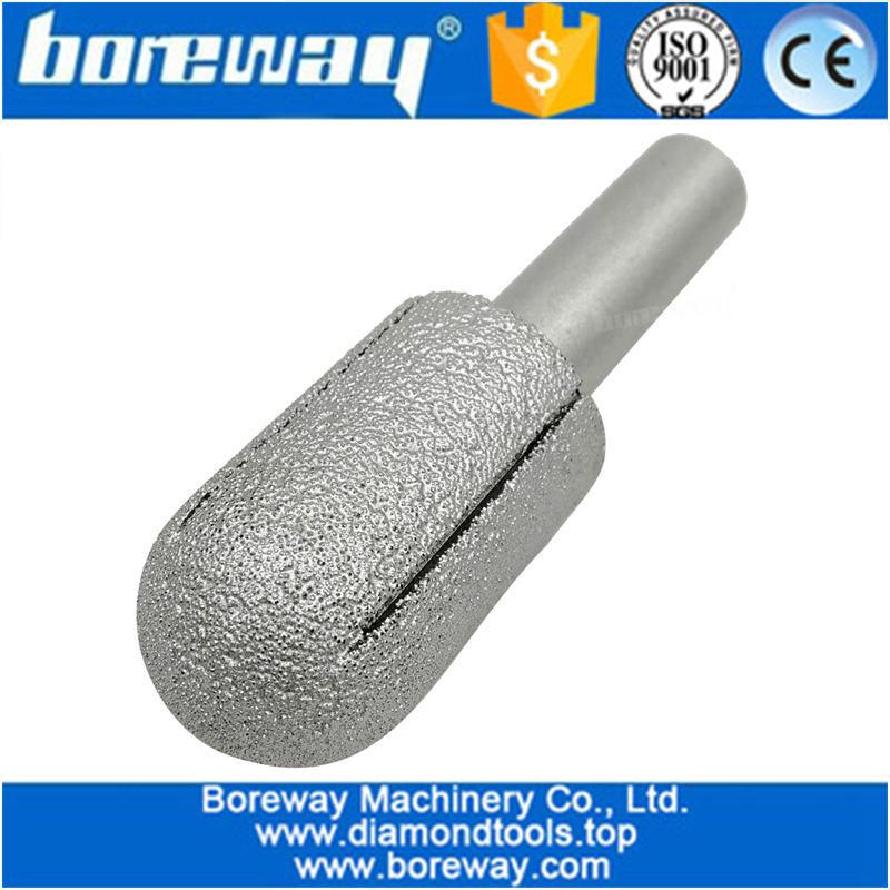 Vacuum Brazed Diamond Router Bits for Granite Marble Router Cutter with 1/2