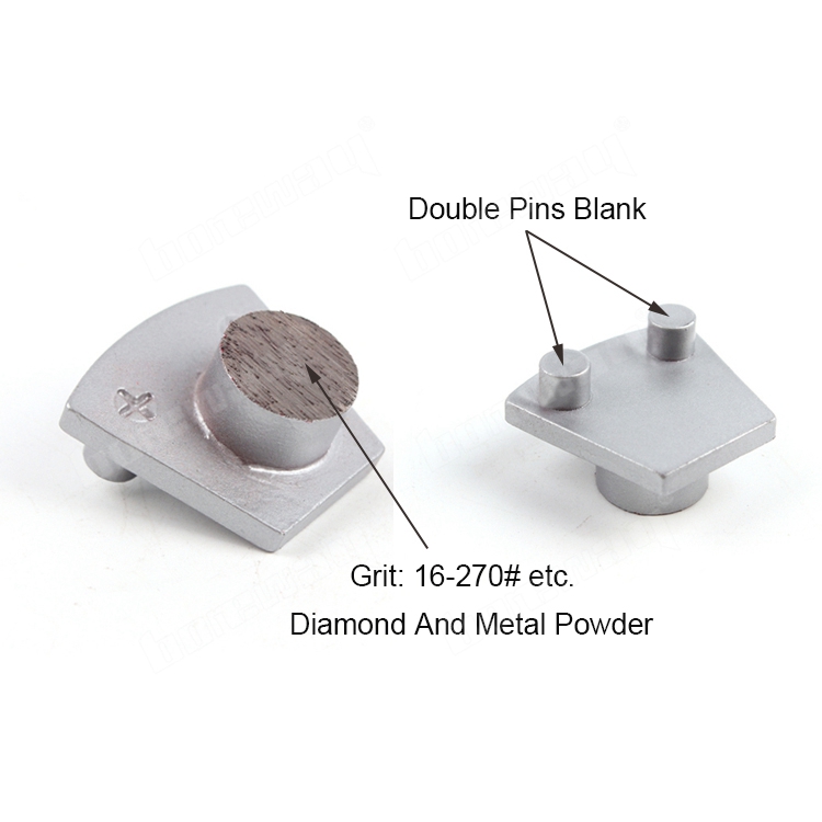 Two Pins Diamond Grinding Block