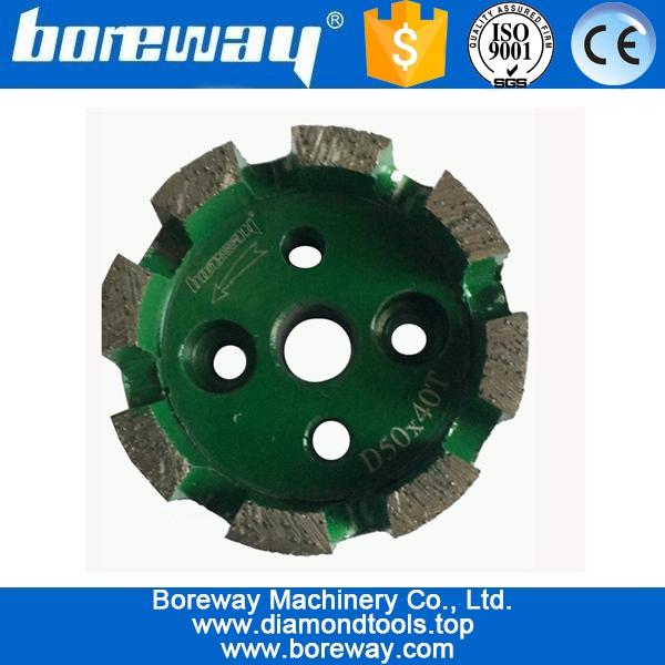 D50x40Tx10H Continuous Heavy Duty Gauging wheel For Granite Slab