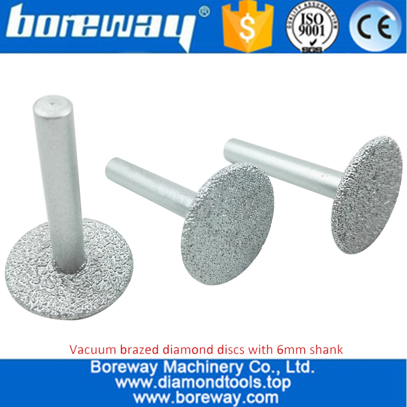 Dia. 25mm Vacuum Brazed Diamond Engraving Bits Cutter Rotary Burrs, Stone Diamond Carving Bits