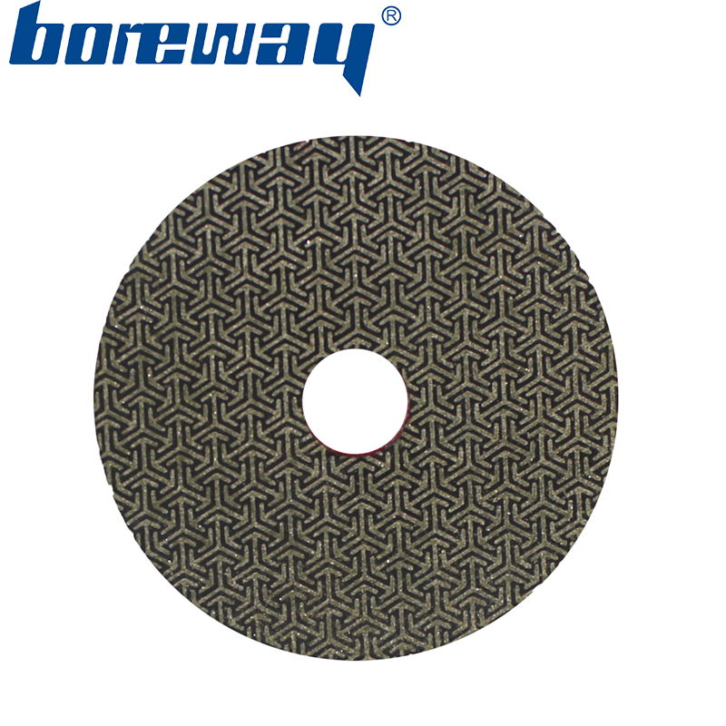 3inch 80mm 5 steps dry and wet use electroplate diamond polishing pads