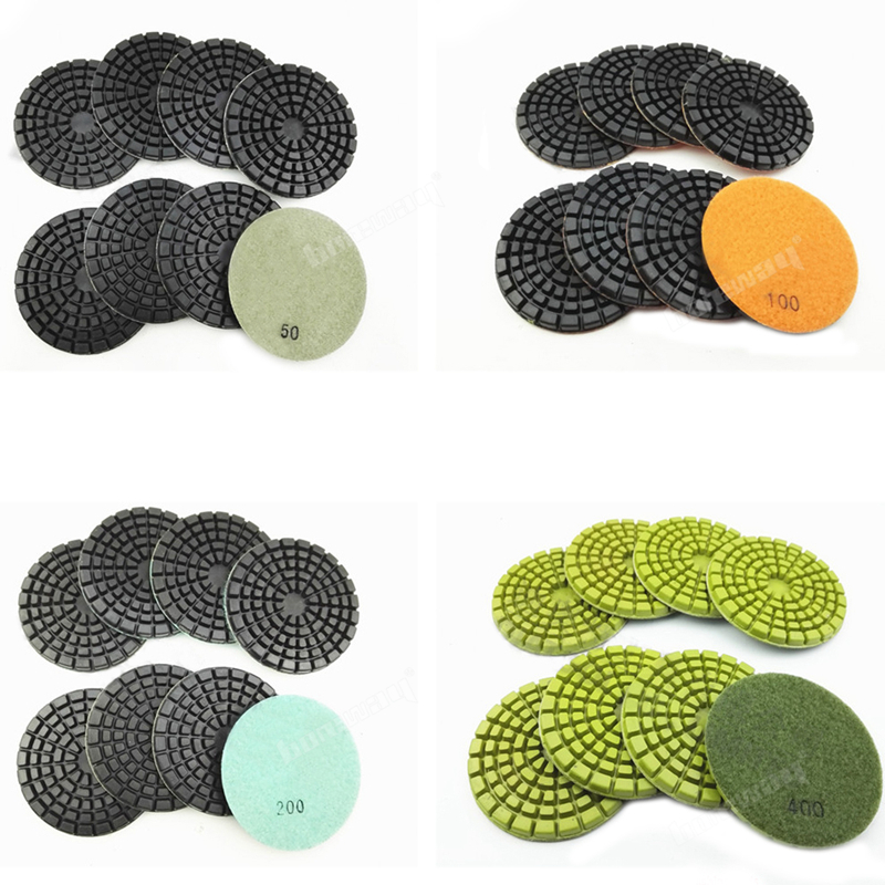 4inch Floor Renew Sanding Discs Repairing for Beton diamond resin bond floor polishing pads 1