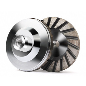 4 Inch aluminum base turbo diamond cup wheel