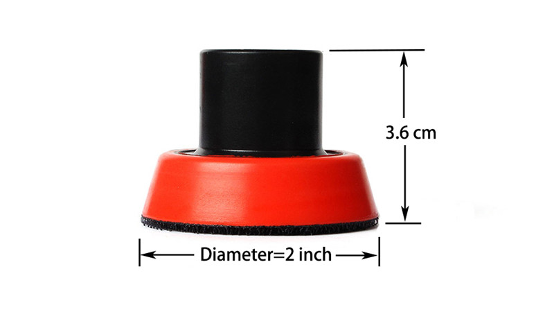 M14 or 5/8”-11 thread backing pad