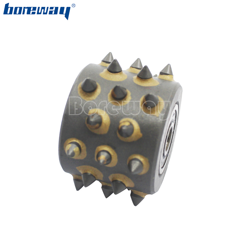 30s Alloy Teeth Litchi Grinding Grains 3 Row 2 Row Arrangement Without Support Bush Hammer Grinding Wheel 