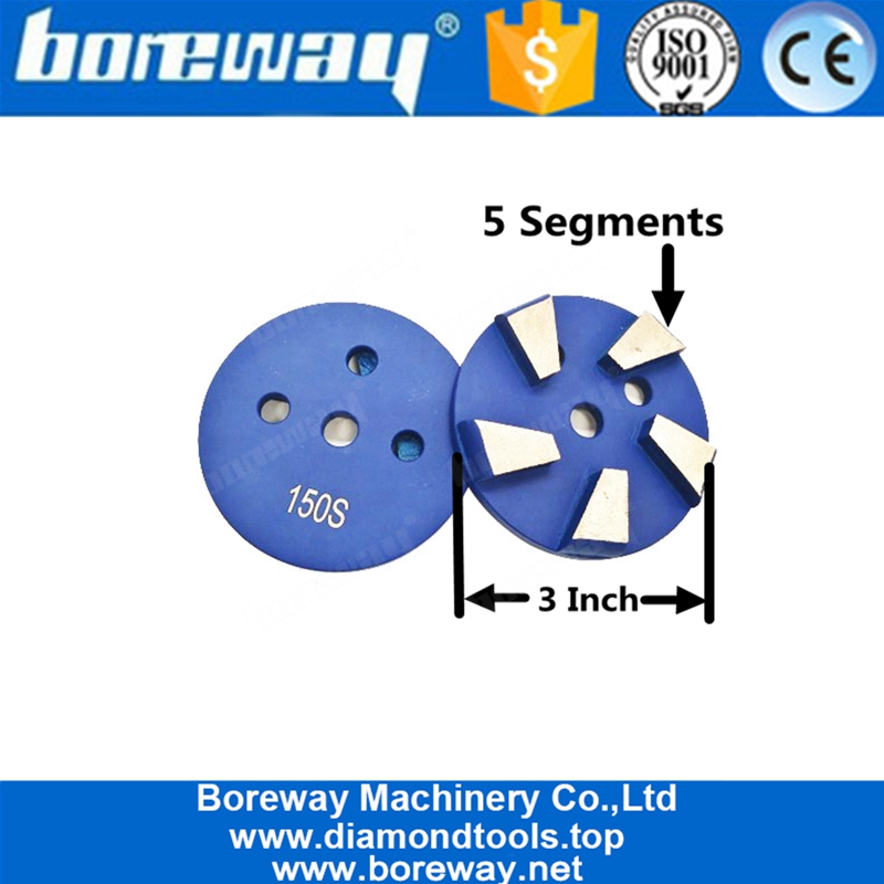 3 Inch 5 Segments Round Grinding Pad