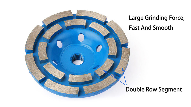4 Inch double row segment diamond grinding wheel