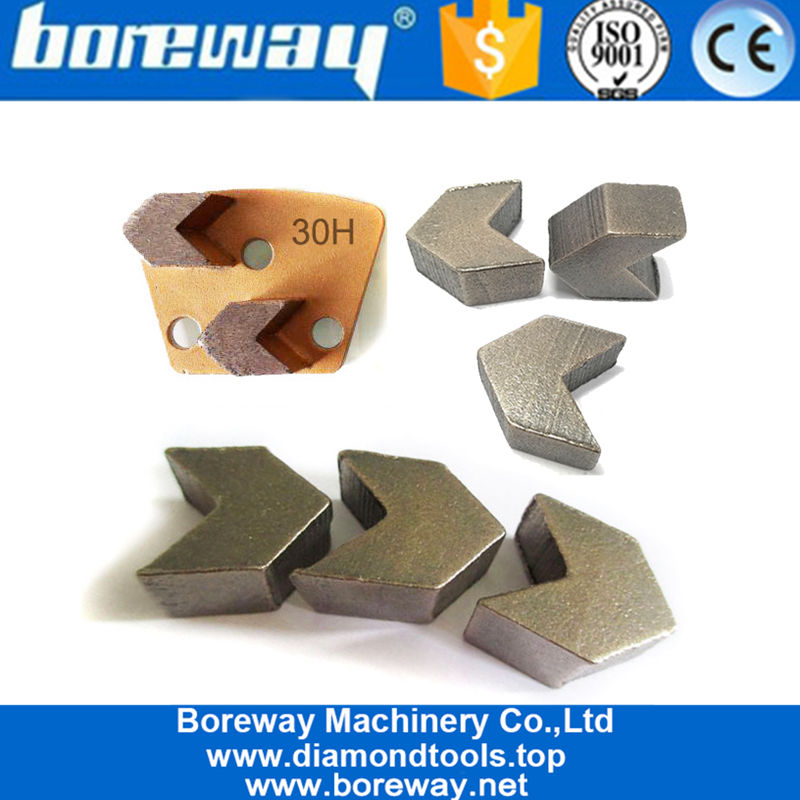 200# Diamond Arrow Stone Floor Grinding Segment and Metal Grinding Disc Wheel Diamond Head