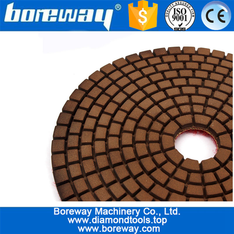 Wet Flexible Copper Bond Diamond Polishing Pads For Stone