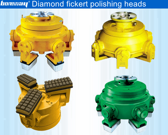 diamond fickert abrasive heads