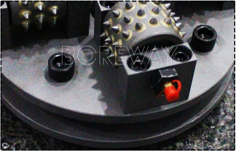 200mm Double Layer Rotary Bush Hammer Plate For Sandblasting Process 2