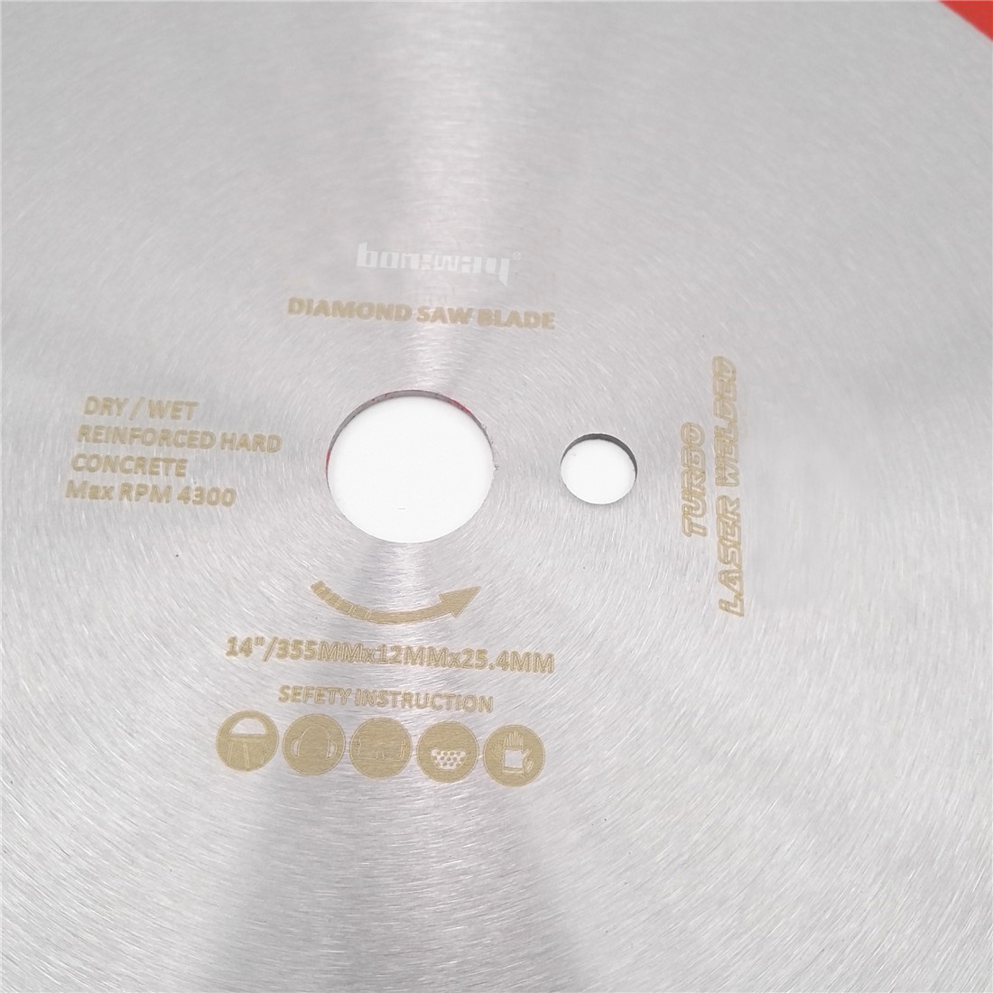 Laser welded High Turbo segments Diamond Saw Blade Cutting Reinforced concrete Disc Diamond Wheel