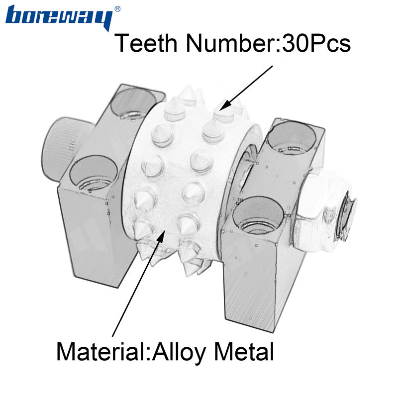 30s Diamond Litchi Surface Bush Hammer Roller