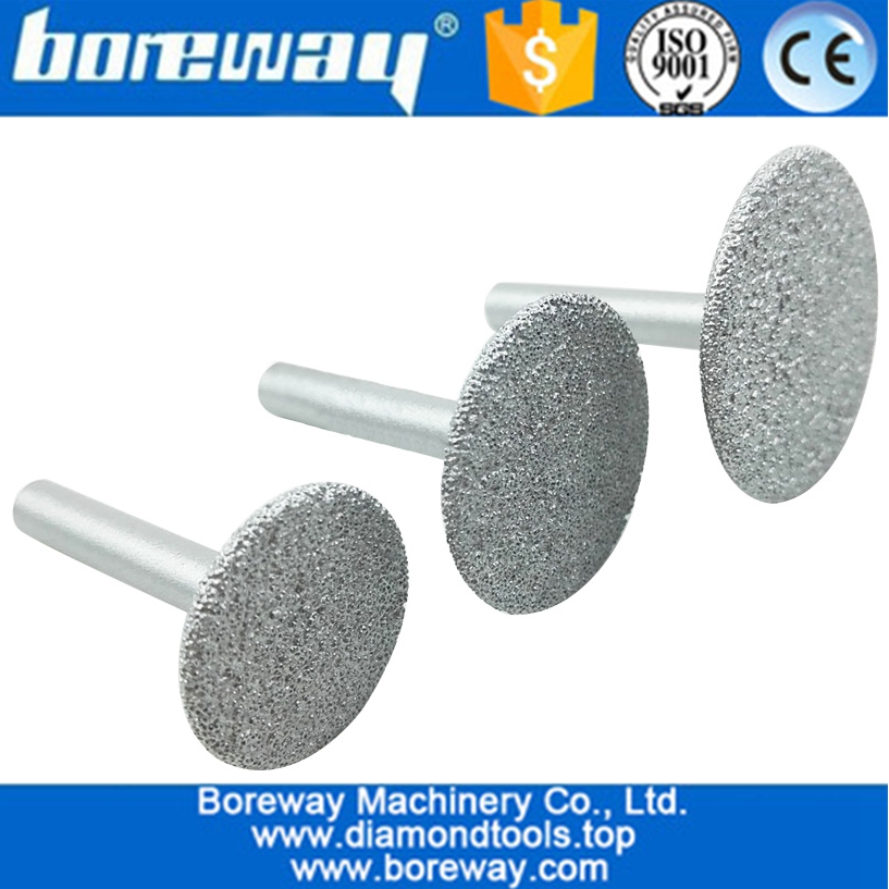 CNC Tool Vacuum Brazed Diamond Carving Bits, Diamond Engraving Bits for stone grinding and carving