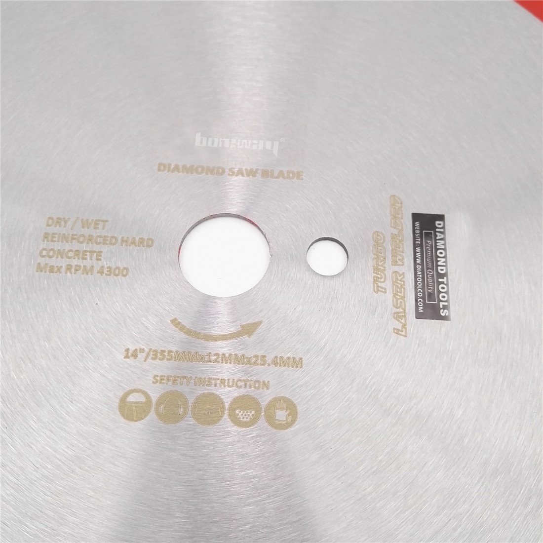 Laser welded High Turbo segments Diamond Saw Blade Cutting Reinforced concrete Disc Diamond Wheel