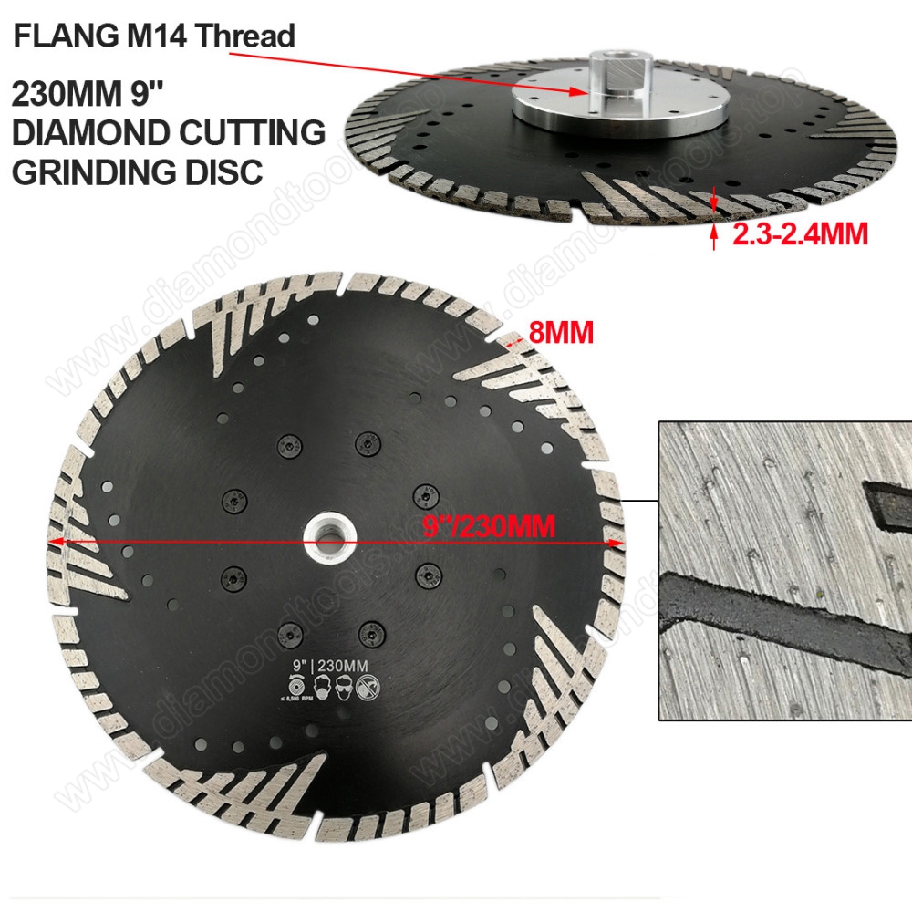 Diamond Turbo cutting blade email boreway05@boreway.net