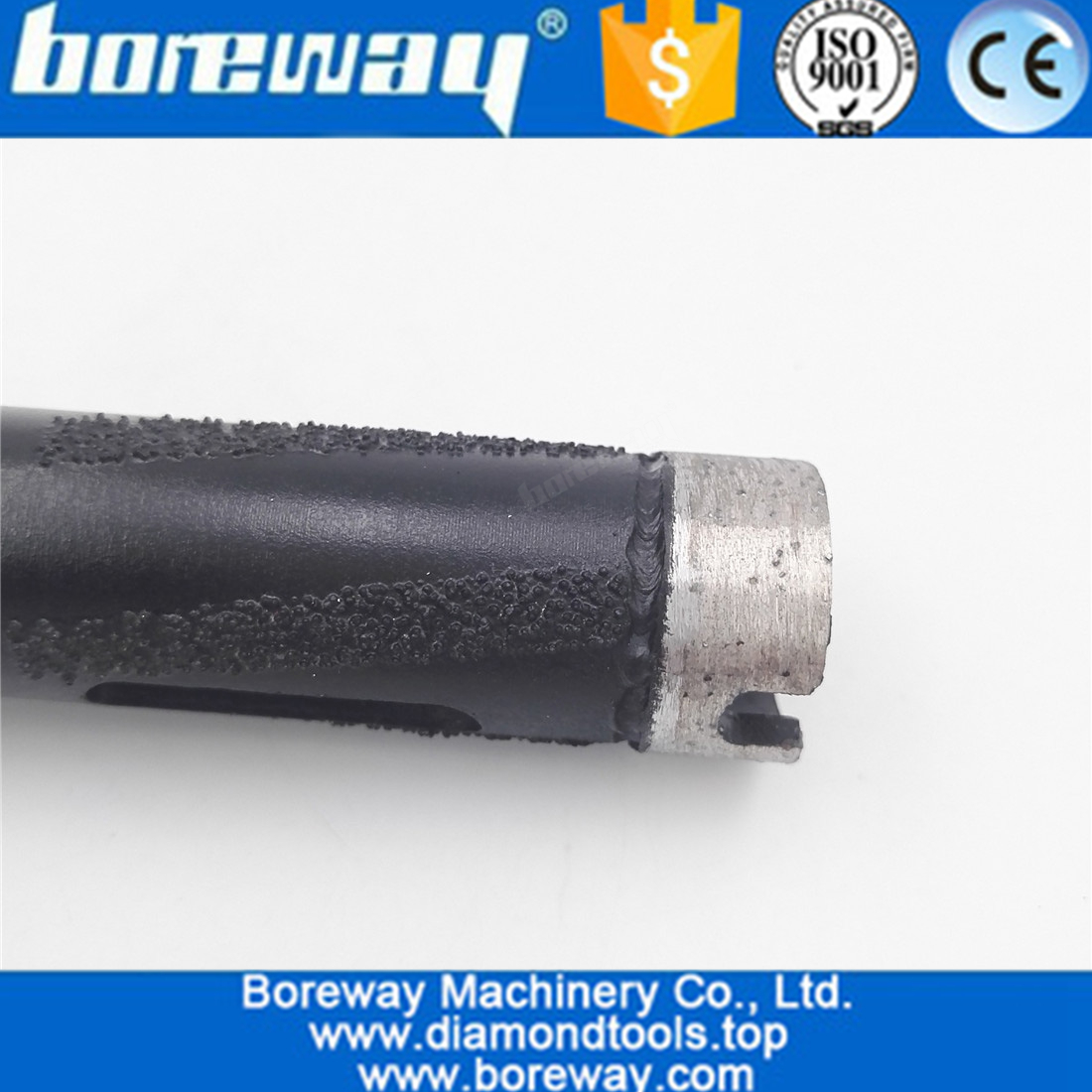 Laser Welded Diamond Core Drill Bit Diameter 20mm Dry drilling with side protection with M14 Thread 06