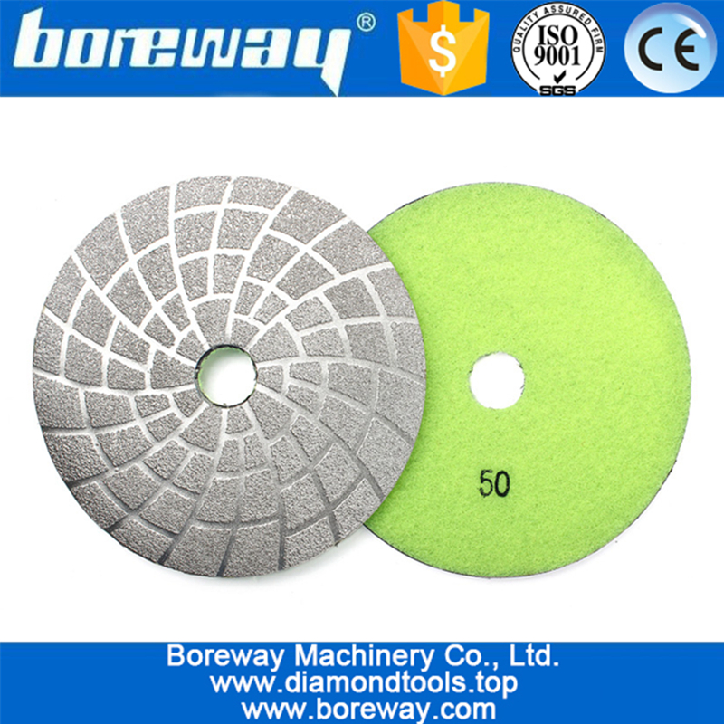 Vacuum Brazed Diamond Polishing Pads and Diamond Grinding Disc Sanding Pads