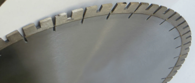 Boreway 300 to 800mm U Groove Shape Diamond Segments Tool of Circular Saw Blade For Edge Cutting Slate