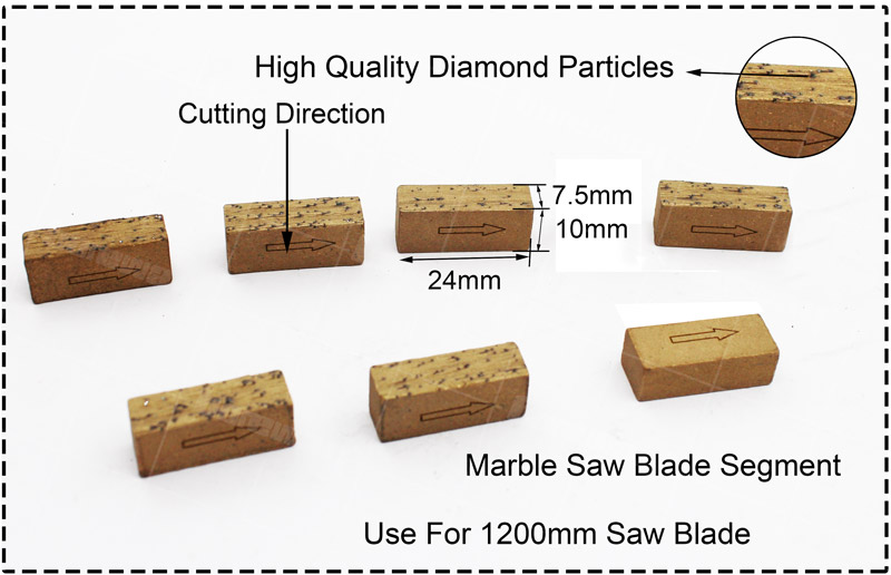 Diamond Segments For Cutting Marble