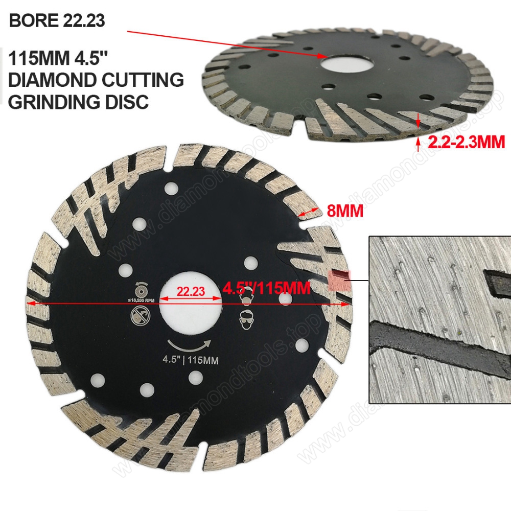 hot pressed diamond saw blade turbo blade