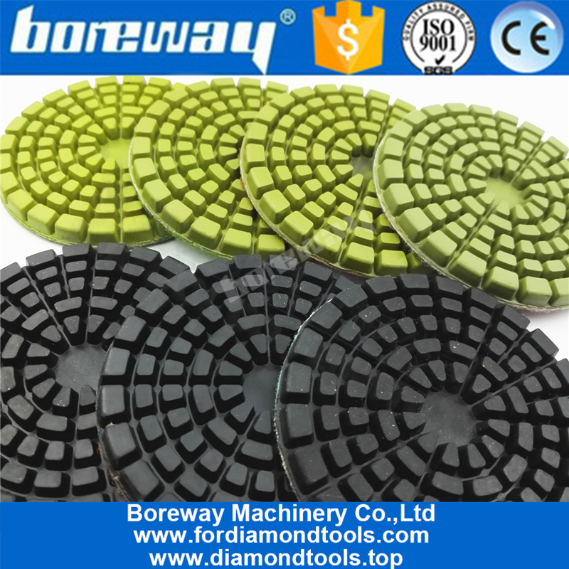 4inch Floor Renew Sanding Discs Repairing for Beton diamond resin bond floor polishing pads 4