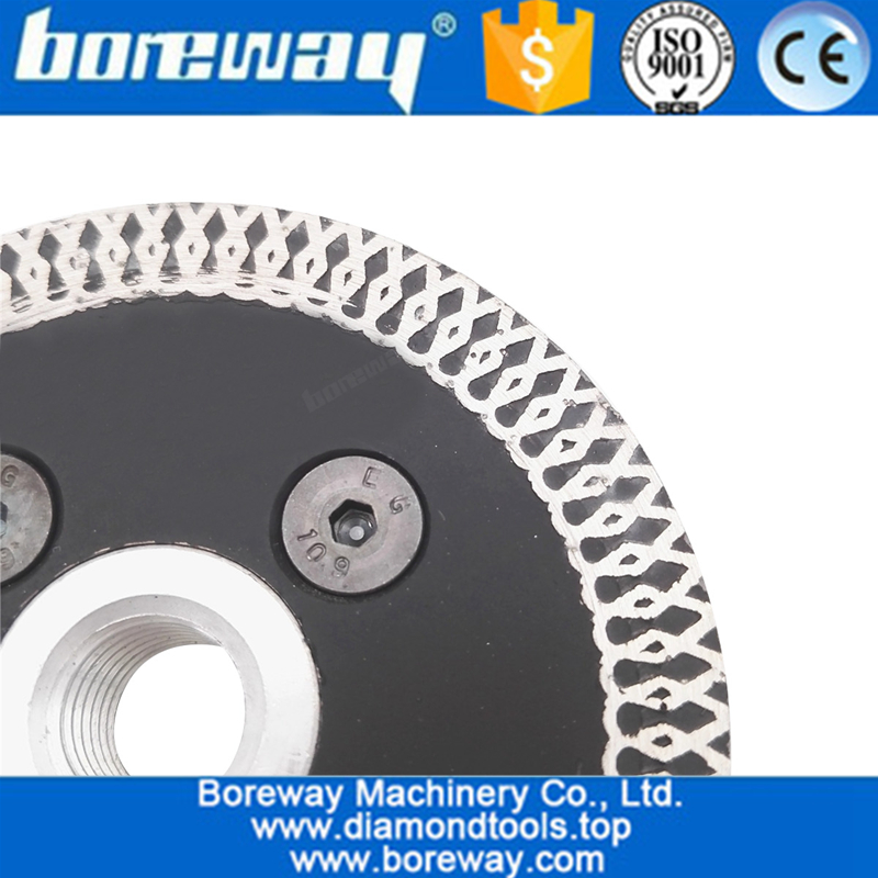 Hot pressed mini mesh turbo rim diamond blades with removable 5-8/11 flange Carving blade cutting disc