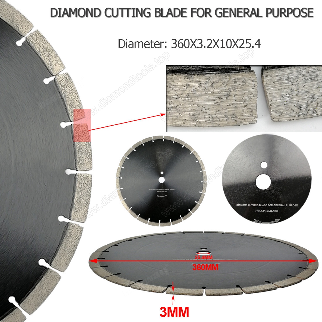 Segmented Sintered Diamond Saw Blade wholesale Segmented Diamond Blade