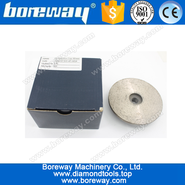 small continious rim diamond cup grinding wheels