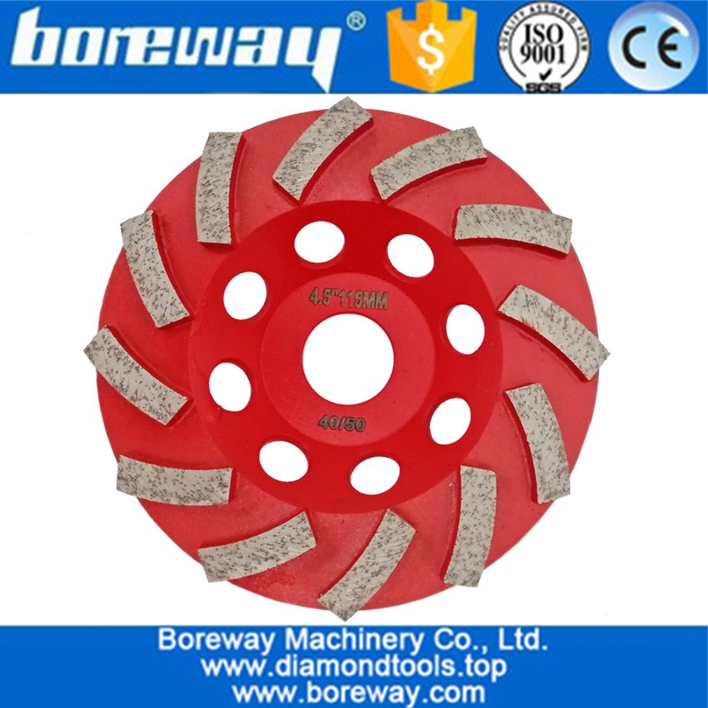 Welded Diamond Segmented Turbo Grinding Cup Wheel Diamond Turbo Grinding Wheel