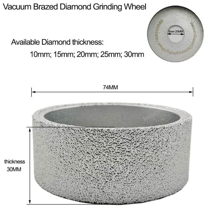 Vacuum Brazed Diamond Grinding wheel wholesale Flat Sanding Disc