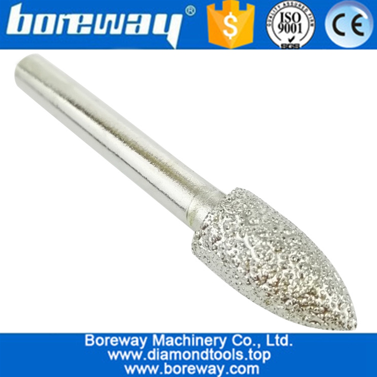 Vaccum Brazed Diamond Burrs Rotary Diamond Grinding Bits, Diamond Engraving Bits/Tools