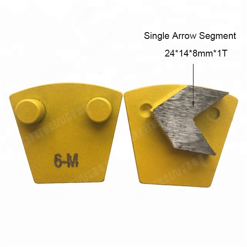Single Segment Two Pins Grinding Shoes