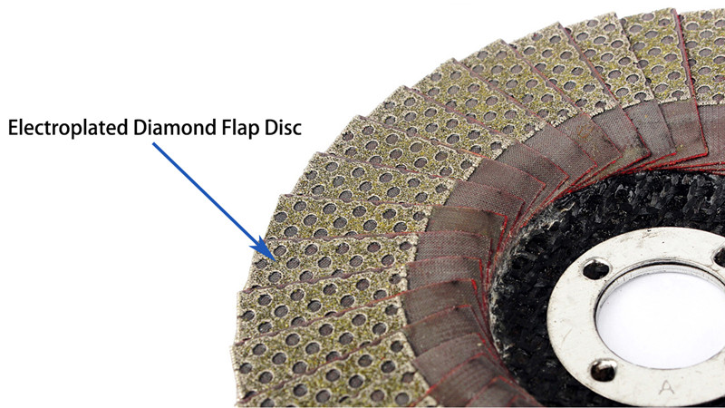 4 Inch electroplated diamond flap disc