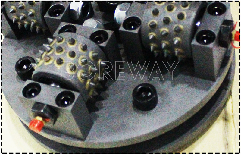 200mm Double Layer Rotary Bush Hammer Plate For Sandblasting Process 6