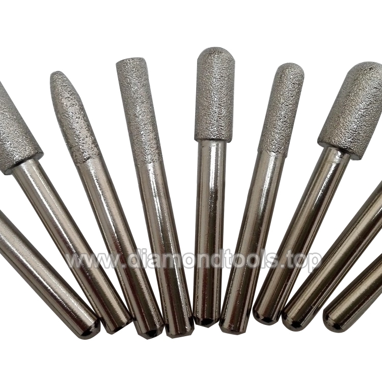 Vacuum Brazed Diamond Engraving Drill Bits For Grinding/Engraving/Cutting Stone And Concrete