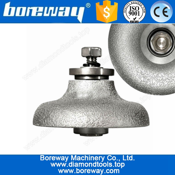 vacuum brazed edge router cutter bit for granite