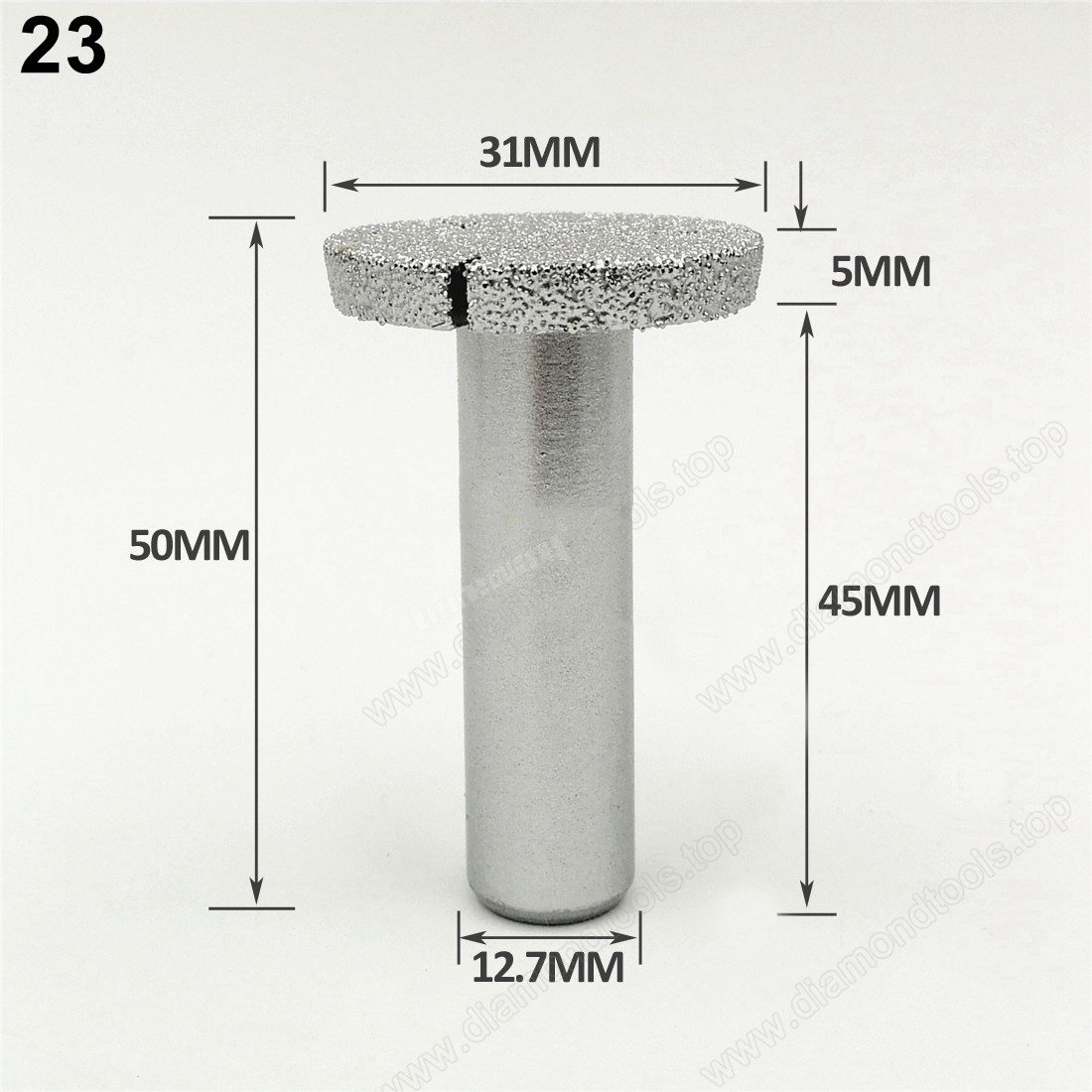 Vacuum Brazed Diamond Router Bits for Granite Marble Router Cutter with 1/2