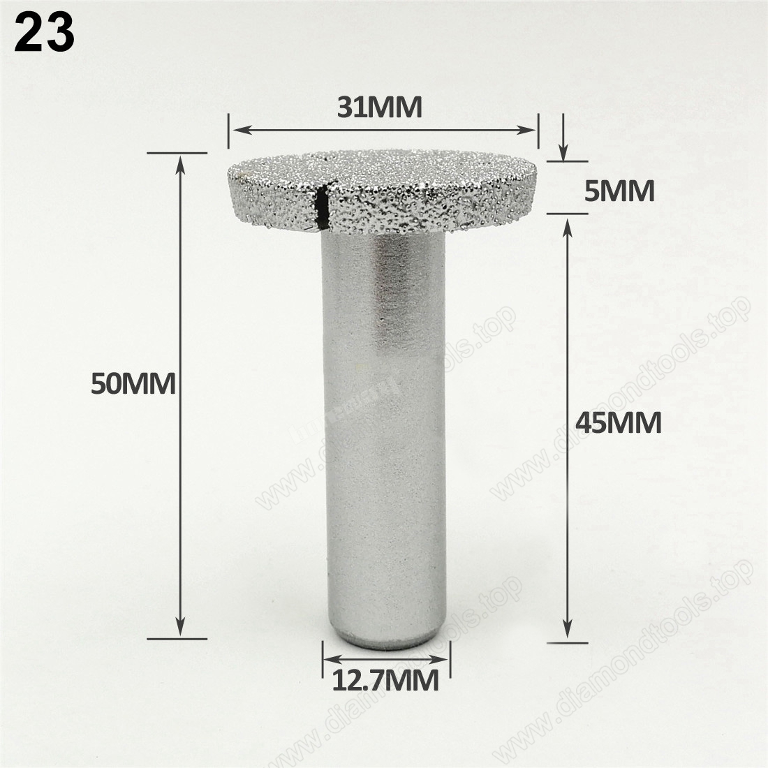 Vacuum Brazed Diamond Router Bits for Granite Marble Router Cutter with 1/2