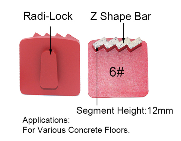 Chinese Factory Directly-Selling Redi Lock Husqvarna Metal Bond Diamond Grinding Discs/Shoe/Bar/Disc/Pad/Segment/Tools