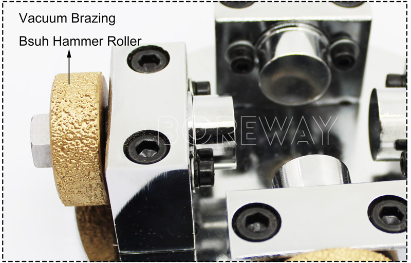 125 Vacuum Brazing Single Layer Rotary Bush Hammer Plate For Portable Machine 99