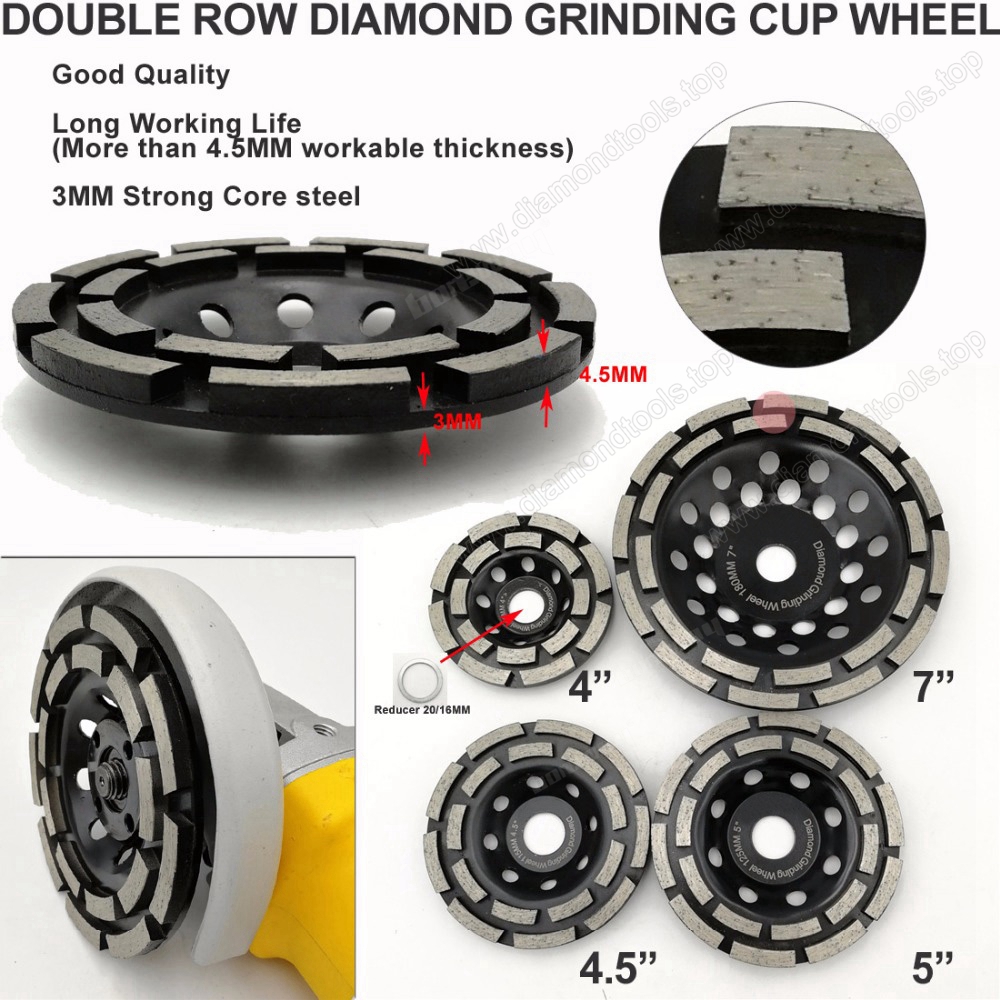 Diamond Grinding Cup Wheel Disc Segments Cup Wheel Diamond Double Row Cup Wheel