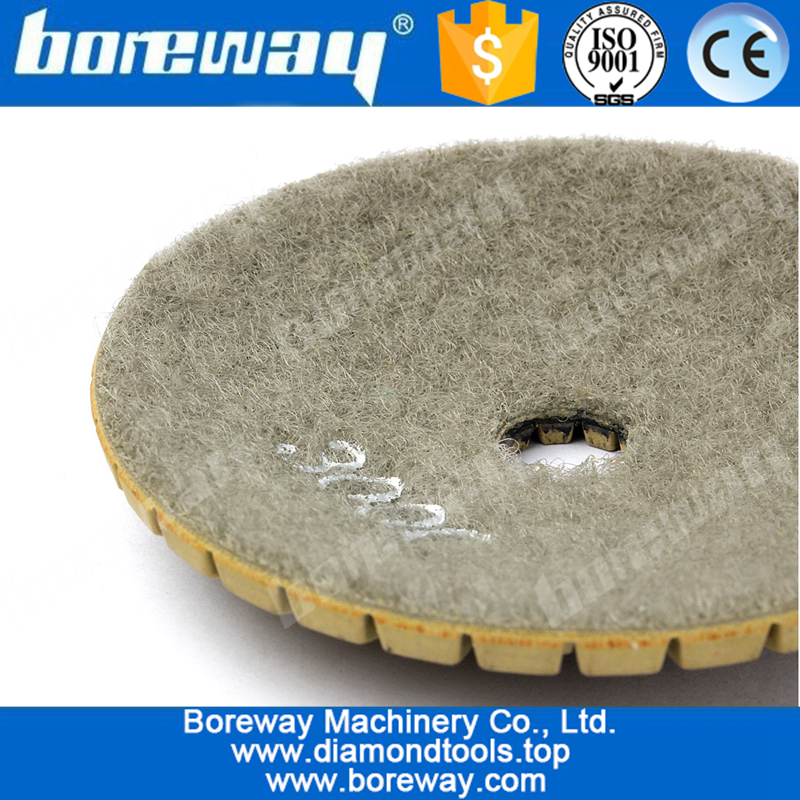 Diamond Convex Polishing Pad  Bowl Arc Type With Backer Pad Convex Disc