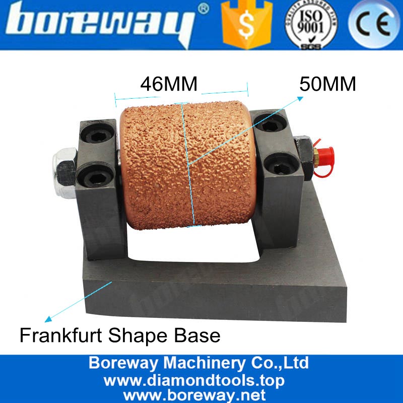 Vacuum Brazing Rotary Bush Hammer Roller With Frankfurt Base Manufacturer & Suppliers 1