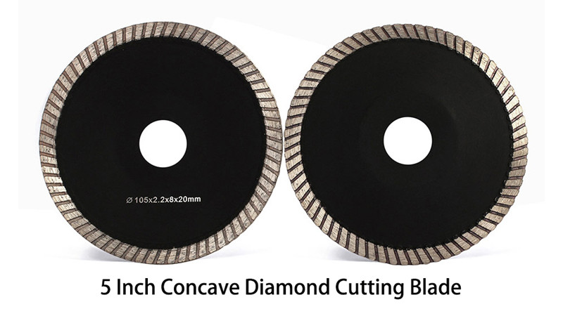 5 Inch concave diamond cutting blade