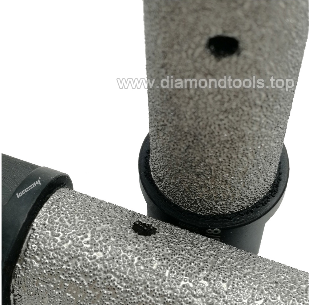Vacuum Brazed CNC Diamond Finger Bits-Diamond Milling Cutter-Vacuum Brazed Diamond stone finger bits