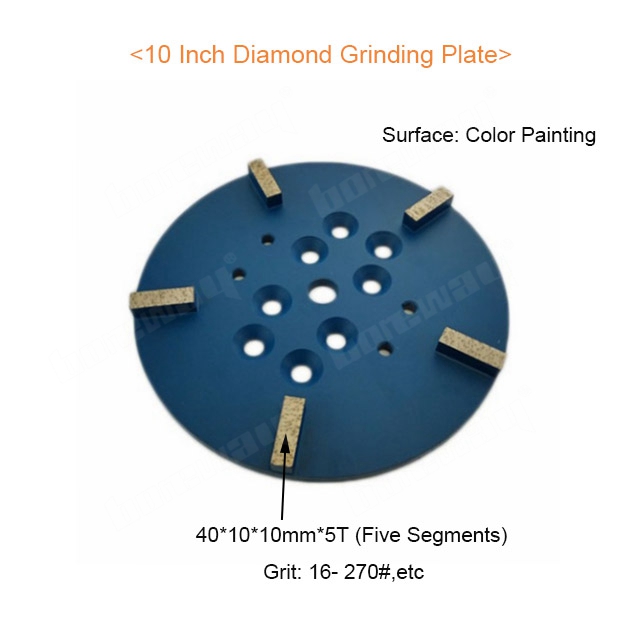 10 Inch Diamond Grinding Plate