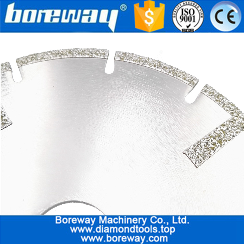 Electroplated reinforced diamond cutting disc 5 inches marble blade