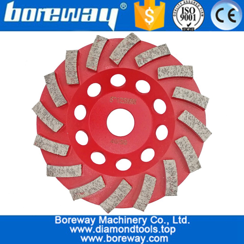 Welded Diamond Segmented Turbo Grinding Cup Wheel Diamond Turbo Grinding Wheel