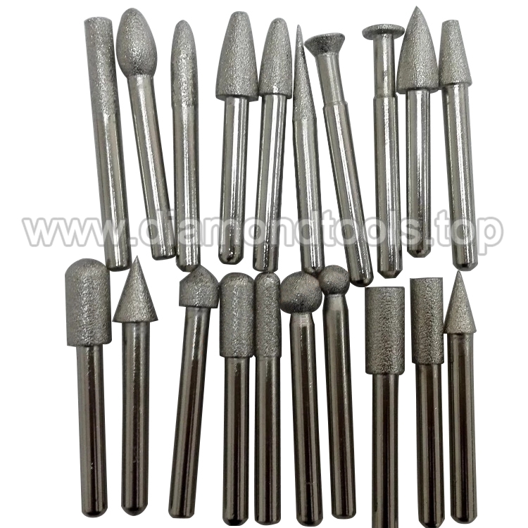 Vacuum Brazed Diamond Engraving Drill Bits For Grinding/Engraving/Cutting Stone And Concrete